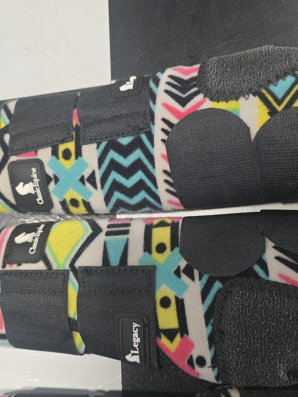 Legacy Neon Tribal Sport Boots in Black, Teal, Pink, Yellow - Picture 4 of 13